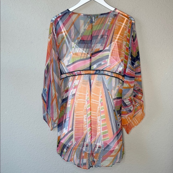 Boston Proper 100% Silk Sheer V Neck Blouse with V Neck Camisole Top Size 12 - Picture 8 of 16